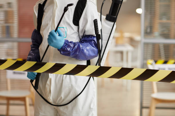 Professional Biohazard Cleanup technician working in Morristown, IN